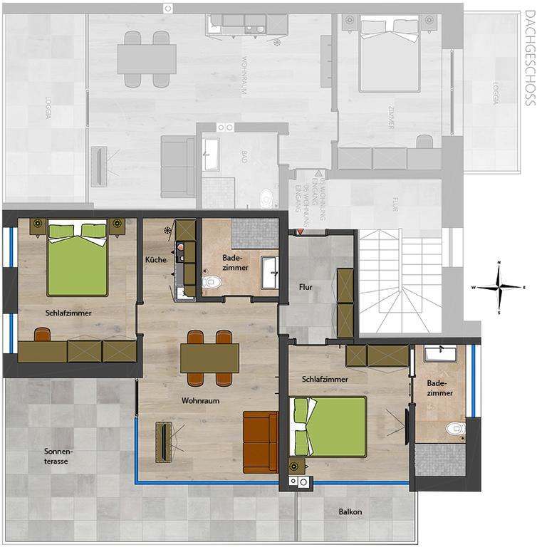Alpenchalet Apartments Парчинес Экстерьер фото